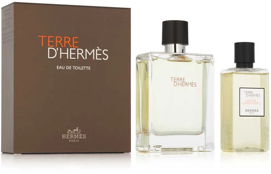 Set Hermes: Terre d'Hermes Eau De Toilette For Men, 100 ml + Terre d'Hermes Dušo želė For All Skin Types, 80 ml