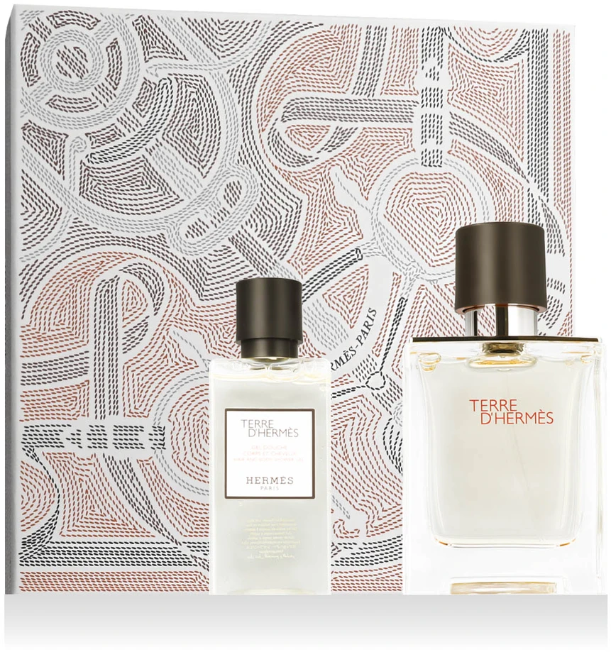Hermès Hermes Terre Dhermes Eau De Toilette Pour Homme 50ml Purškiklis Gel De Baño 40ml