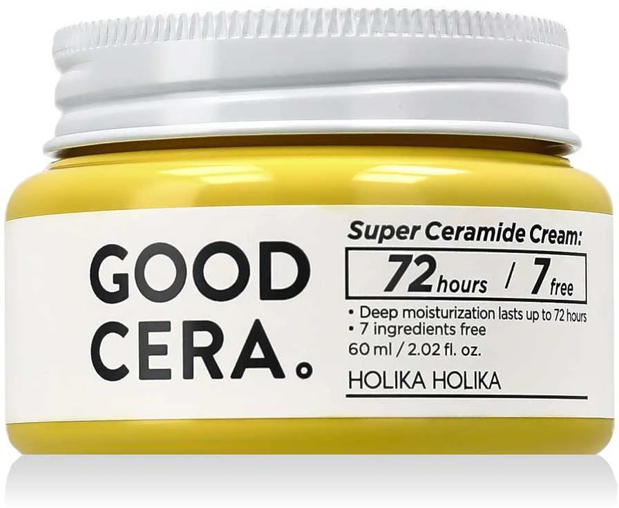Veido kremas su keramidais Holika Holika Good Cera Super Ceramide Kreminis, sausai, jautriai veido odai, 60 ml