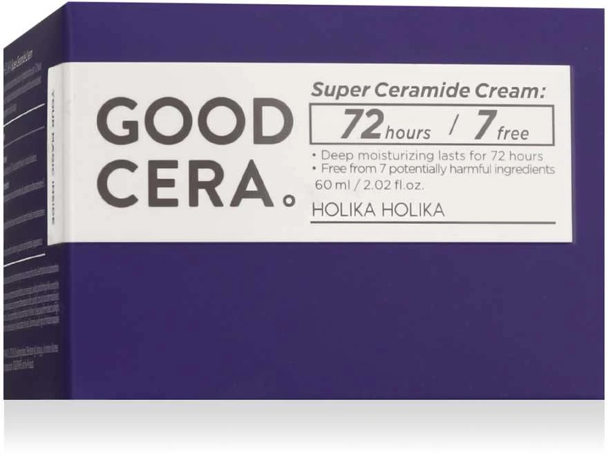 Veido kremas su keramidais Holika Holika Good Cera Super Ceramide Kreminis, sausai, jautriai veido odai, 60 ml