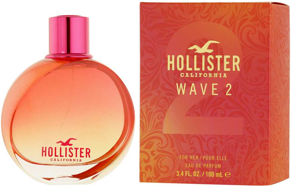 Hollister Wave 2 EDP parfumuotas vanduo moterims, 100 ml