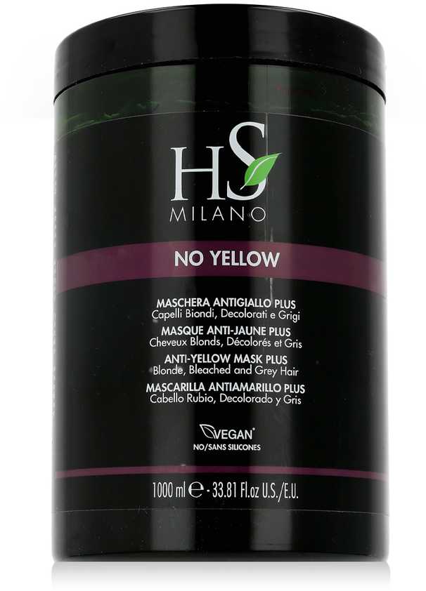 HS MILANO NO Geltonas PLUS plaukų kaukė, 1000 ml