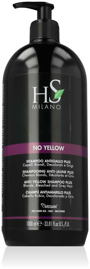 HS MILANO NO Geltonas PLUS plaukų šampūnas, 1000 ml