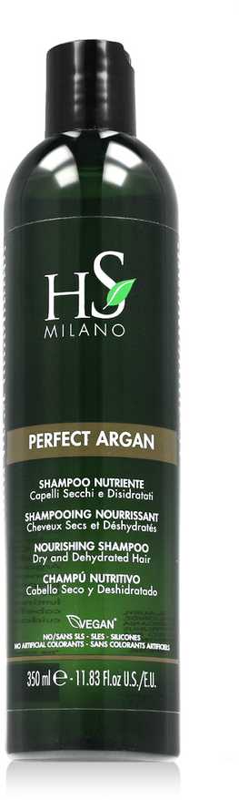 HS MILANO PERFECT ARGAN NOURISHING plaukų šampūnas, 350 ml