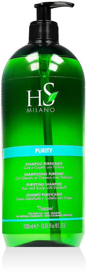 HS MILANO PURITY plaukų šampūnas, 1000 ml