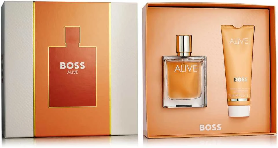 Hugo Boss Alive EDP rinkinys moterims (EDP, 50 ml + kūno losjonas, 75 ml)