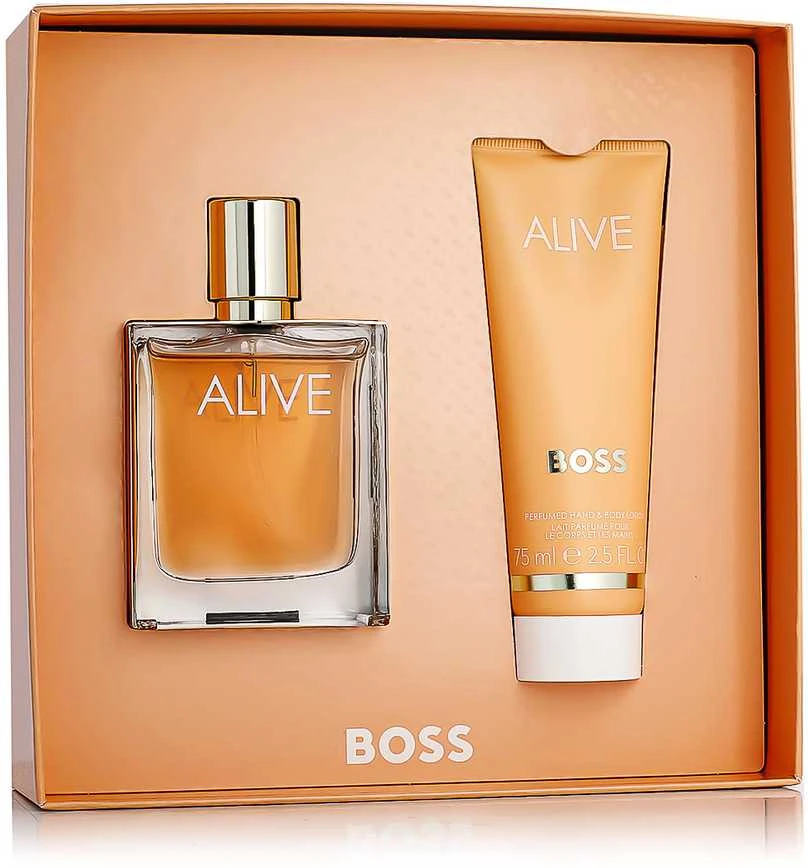 Hugo Boss Alive EDP rinkinys moterims (EDP, 50 ml + kūno losjonas, 75 ml)