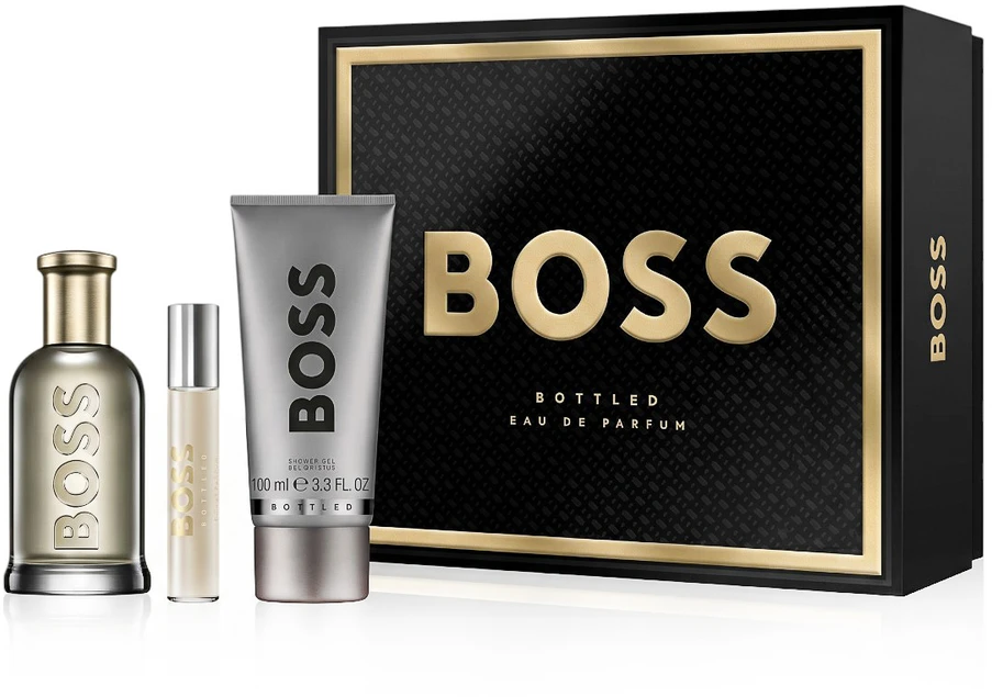 HUGO BOSS Boss Bottled EDP parfumuotas vanduo rinkinys vyrams, 100 ml