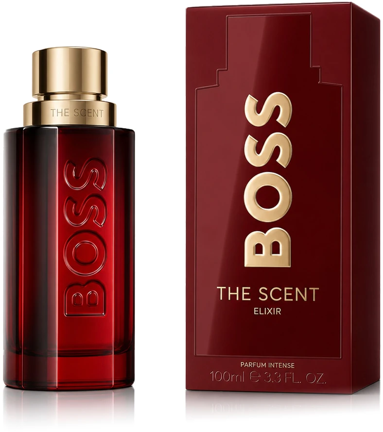 Hugo Boss BOSS The Scent Eliksyras for him Parfum Intense PP kvepalai vyrams, 100 ml