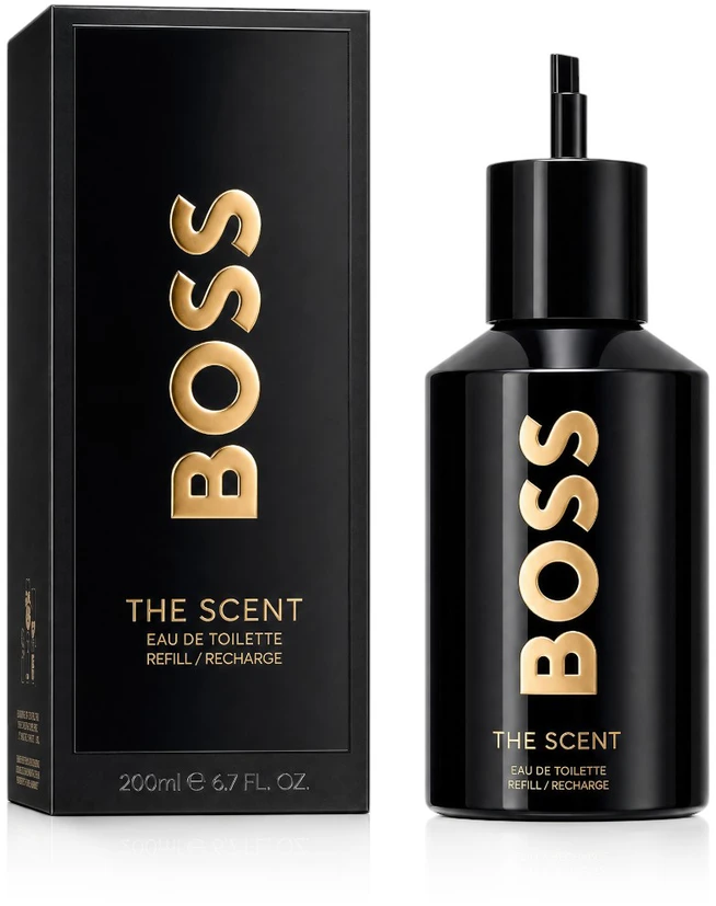 HUGO BOSS Boss The Scent Refill EDT tualetinio vandens papildymas, 200 ml
