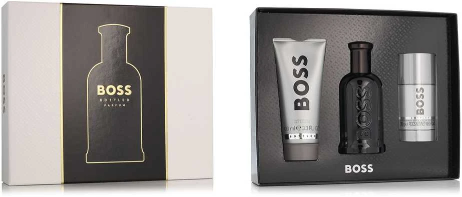 Hugo Boss BOSS Bottled rinkinys vyrams (PP kvepalai, 100 ml + dušo želė, 100 ml + dezodorantas, 75 ml)