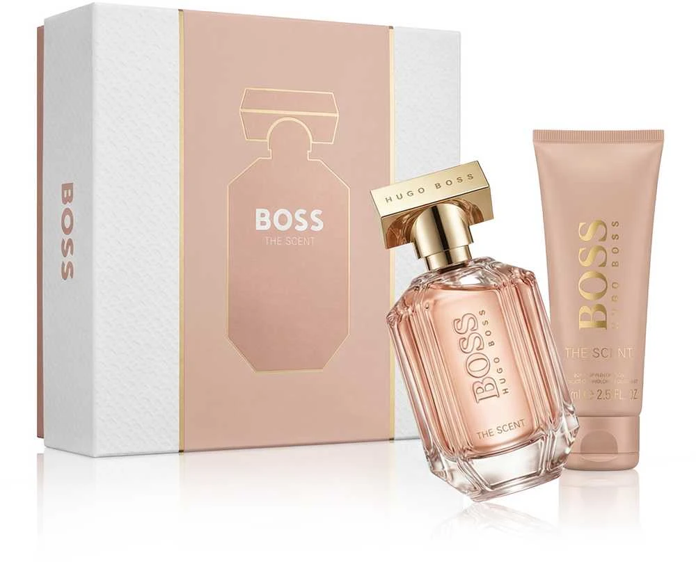 HUGO BOSS Boss The Scent For Her rinkinys moterims (EDP 50 ml + kūno losjonas 75 ml)