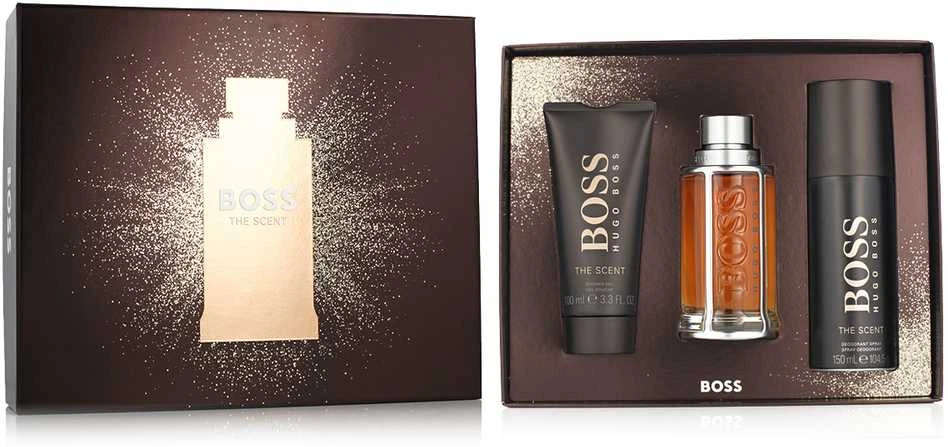 Hugo Boss BOSS The Scent rinkinys vyrams (EDT, 100 ml + dušo želė, 100 ml + dezodorantas, 150 ml)