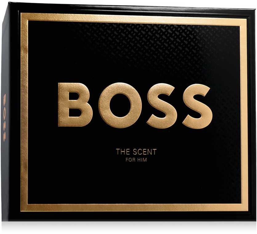 HUGO BOSS Boss The Scent rinkinys vyrams (EDT, 100 ml + EDT, 10 ml + dušo želė, 100 ml)
