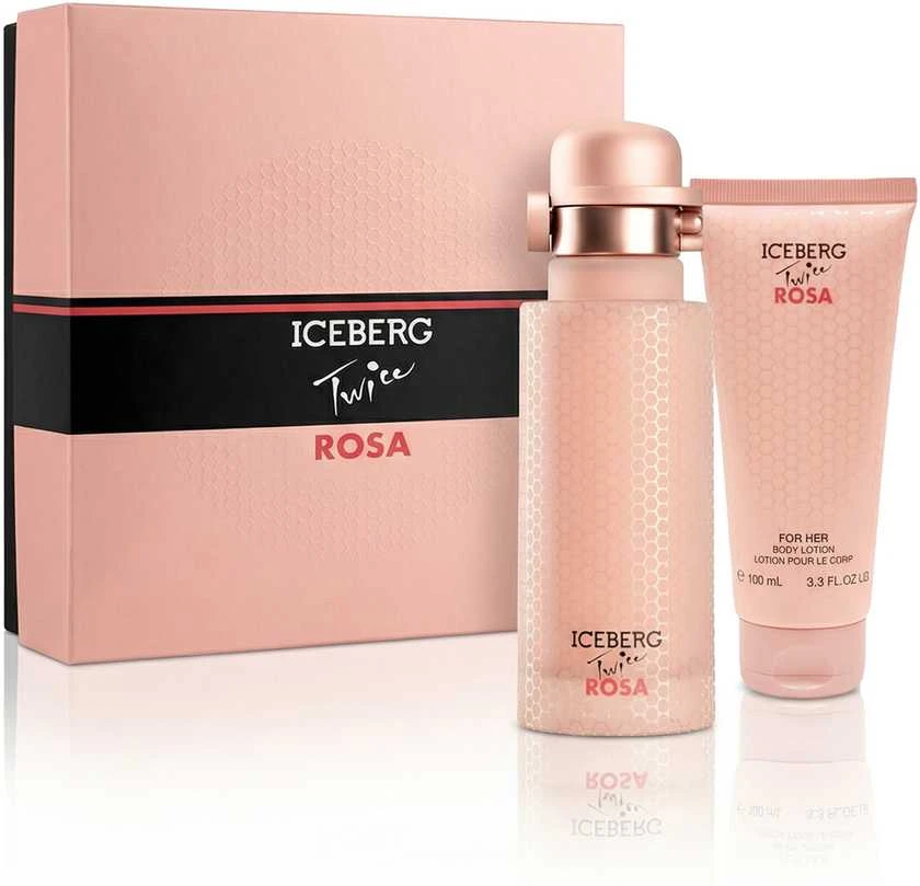 Iceberg Twice Rosa Tualetinis vanduo 125ml Purškiklis Kvapusis kūno losjonas 100ml