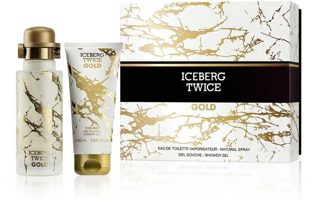 Iceberg Twice Gold rinkinys vyrams (EDT, 125 ml + dušo želė, 100 ml)