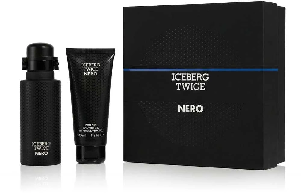 Iceberg Twice Nero rinkinys vyrams (EDT, 125 ml + dušo želė, 100 ml)