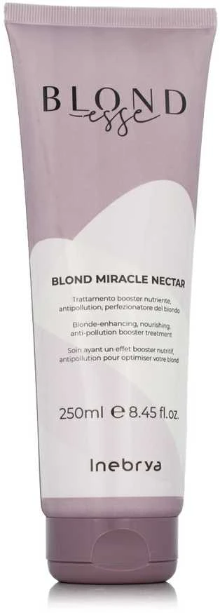 Inebrya Blondesse Skirtas šviesiems plaukams Miracle Nectar Treatment kaukė šviesiems plaukams, 250 ml