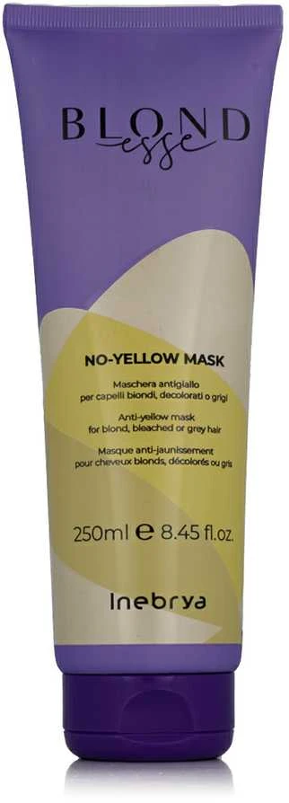 Inebrya Blondesse No Geltona Mask geltonus tonus neutralizuojanti plaukų kaukė, 250 ml