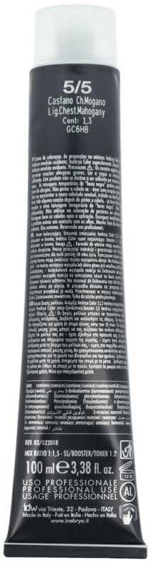 Inebrya Color plaukų dažai 100ml - 5/5 | Šviesus kaštoninis raudonmedis