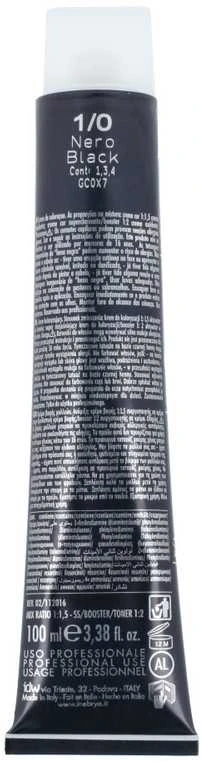 Inebrya Color hair dye 100ml - 1/0 | Juodas