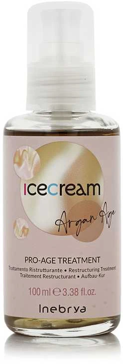 Inebrya Ice Kreminis Argan Age Pro-Age Treatment aliejus plaukams, 100 ml