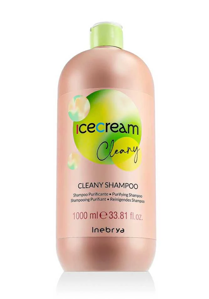 Inebrya Ice Kreminis Cleany Šampūnas šampūnas nuo pleiskanų, 1000 ml