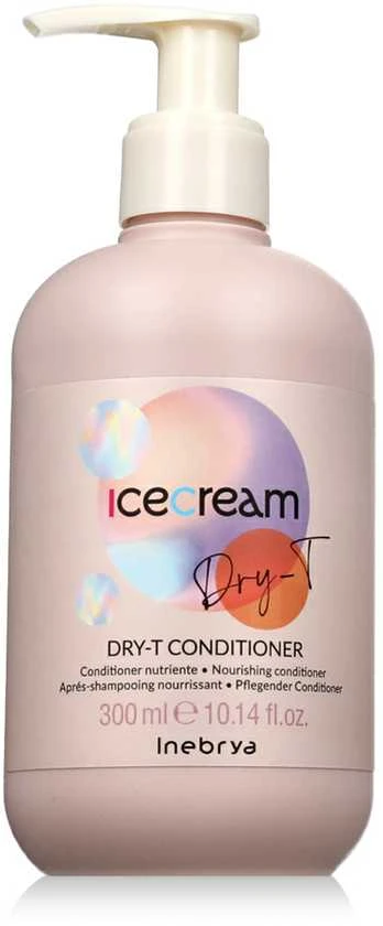 Inebrya Ice Kreminis Dry-T Conditioner maitinamasis plaukų kondicionierius, 300 ml