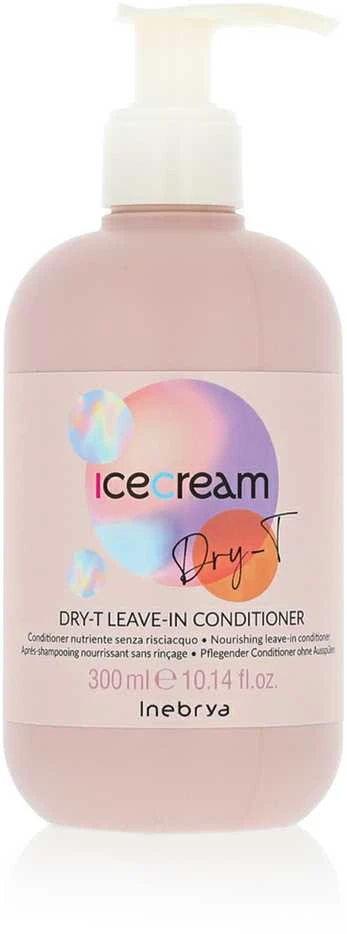 Inebrya Ice Kreminis Dry-T Leave-In Conditioner nenuplaunamas maitinamasis kondicionierius, 300 ml