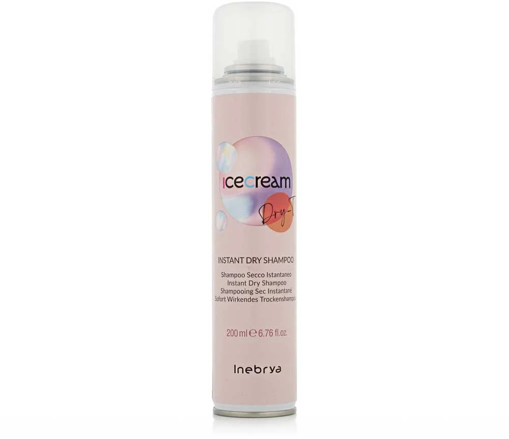 Inebrya Ice Kreminis Dry-T Instant Sausas šampūnas sausas šampūnas, 200 ml