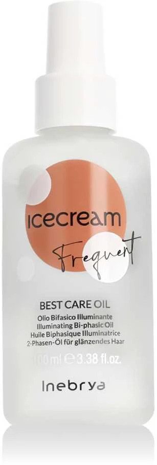Inebrya Šviesinantis dviejų fazių aliejus Ice Kreminis Frequent (geriausias priežiūros aliejus) 100 ml