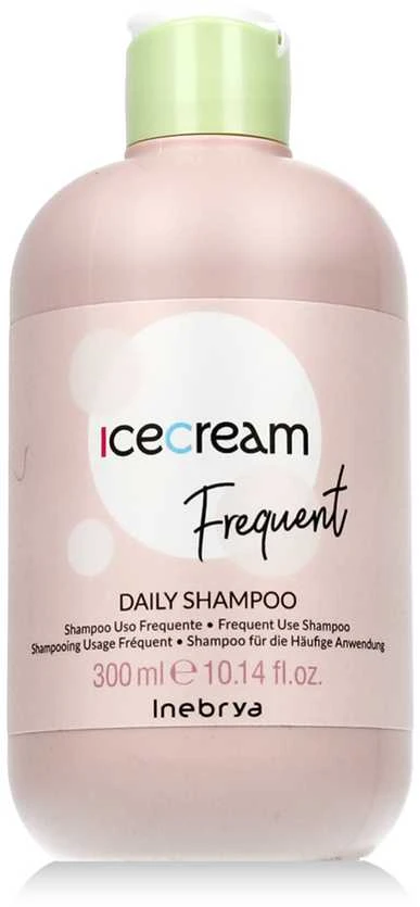 Inebrya Ice Kreminis Frequent Daily Šampūnas kasdienio naudojimo šampūnas, 300 ml