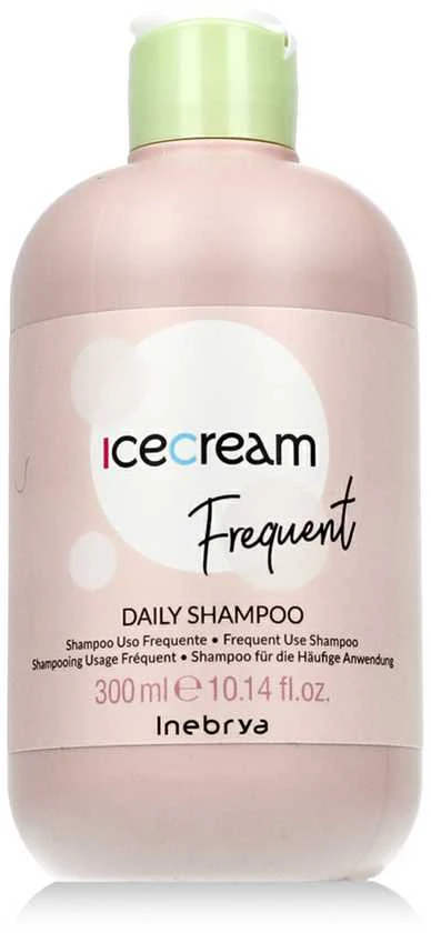 Inebrya Ice Kreminis Frequent Daily Šampūnas kasdienio naudojimo šampūnas, 300 ml