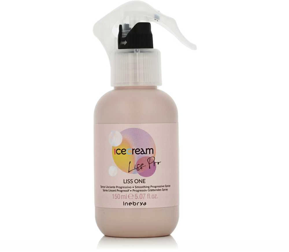 Inebrya Ice Kreminis Liss Pro Liss One tiesinamasis plaukų purškiklis, 150 ml