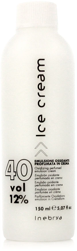 Inebrya Activator Ice Kremas Oxydizing Emulsija Kremas 40 Vol (12%) Hair Color, 150 ml