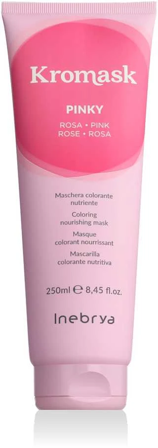 Inebrya Kromask Coloring maitininantis Mask Pinky dažanti maitinamoji kaukė šviesiems plaukams, 250 ml