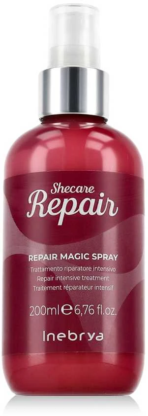 Inebrya SheCare Repair Magic Purškiklis atkuriamasis plaukų purškiklis, 200 ml