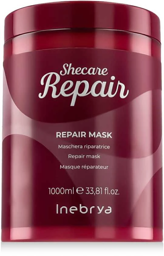 Inebrya SheCare Repair Mask atkuriamoji plaukų kaukė, 1000 ml