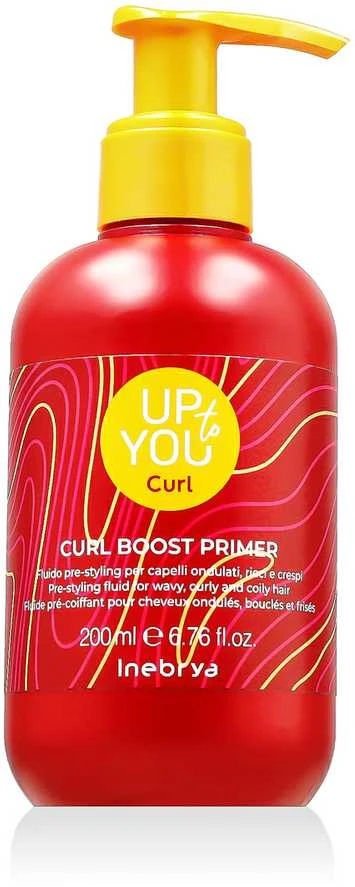 Inebrya Up To You Curl Boost Primer priemonė garbanotiems / banguotiems plaukams, 200 ml