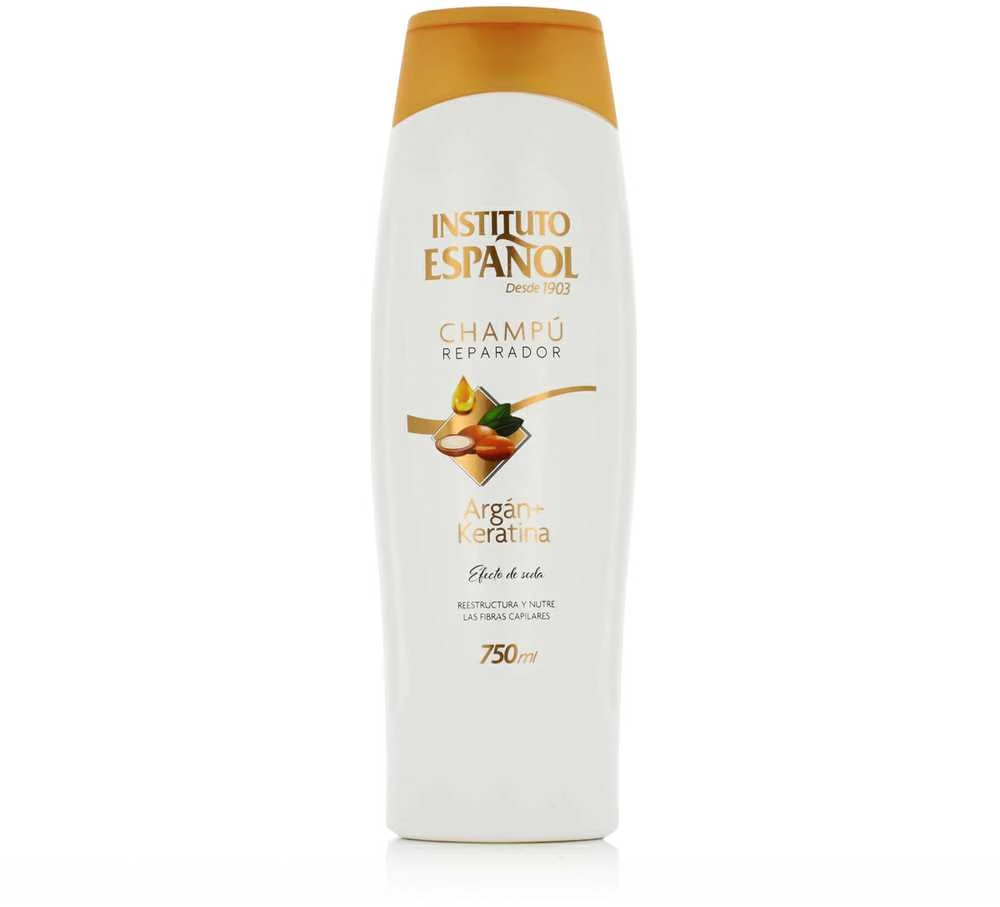 Instituto Español Argano + Keratino regeneruojantis šampūnas 750ml