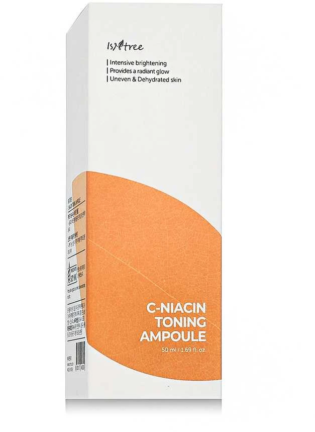 Isntree C-Niacin Toning Ampoule skaistinantis veido serumas, 50 ml