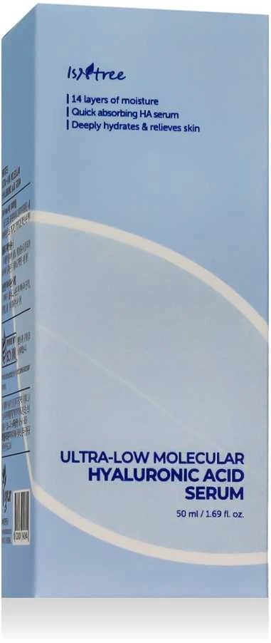 Isntree Ultra-Low Molecular Hyaluronic Acid Serum veido serumas, 50 ml