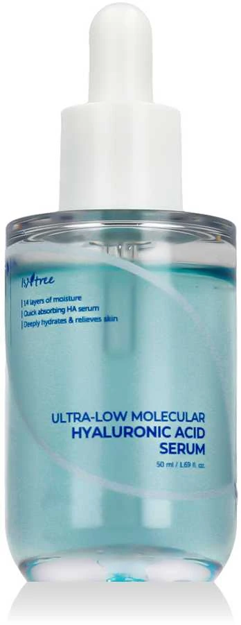 Isntree Ultra-Low Molecular Hyaluronic Acid Serum veido serumas, 50 ml