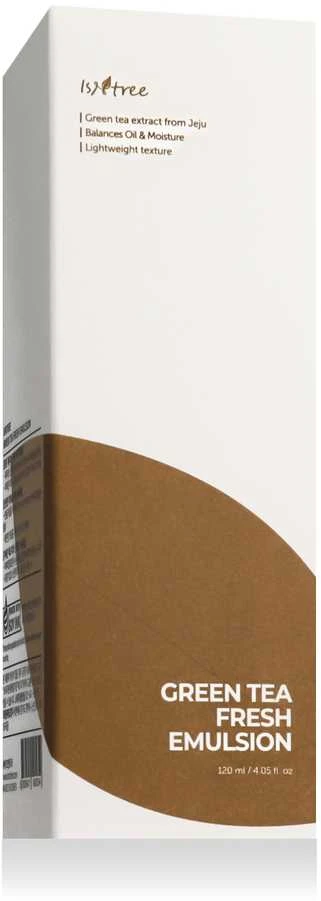 Isntree Žaliosios arbatos raminamoji veido emulsija (šviežia emulsija) 120 ml