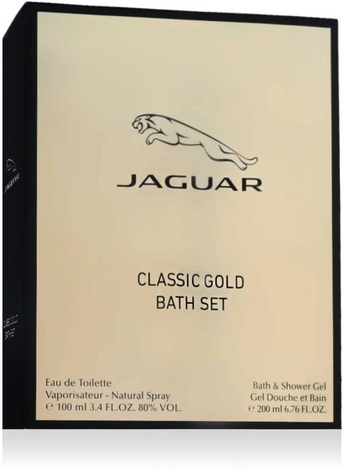 Jaguar Classic Gold rinkinys vyrams (EDT, 100 ml + dušo želė, 200 ml)
