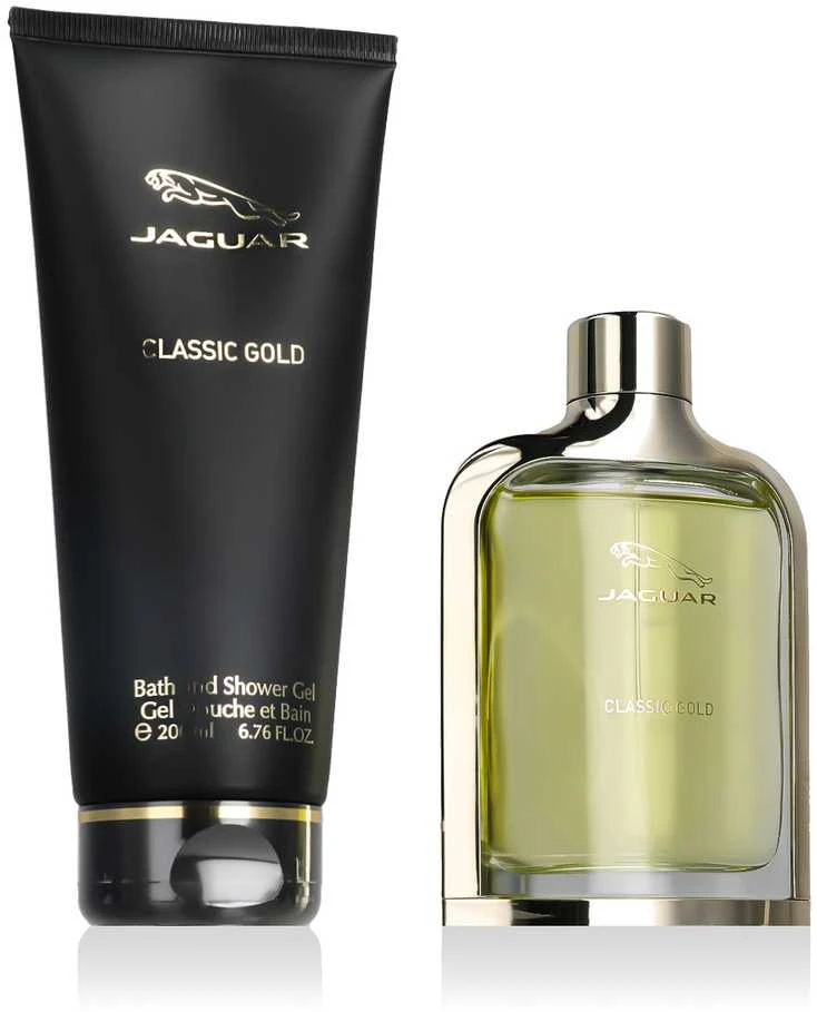 Jaguar Classic Gold rinkinys vyrams (EDT, 100 ml + dušo želė, 200 ml)