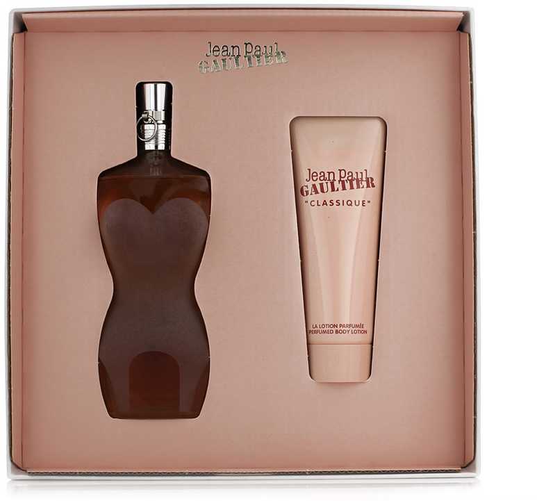 Jean Paul Gaultier Classique EDT rinkinys moterims (EDT, 100 ml + kūno losjonas, 75 ml)