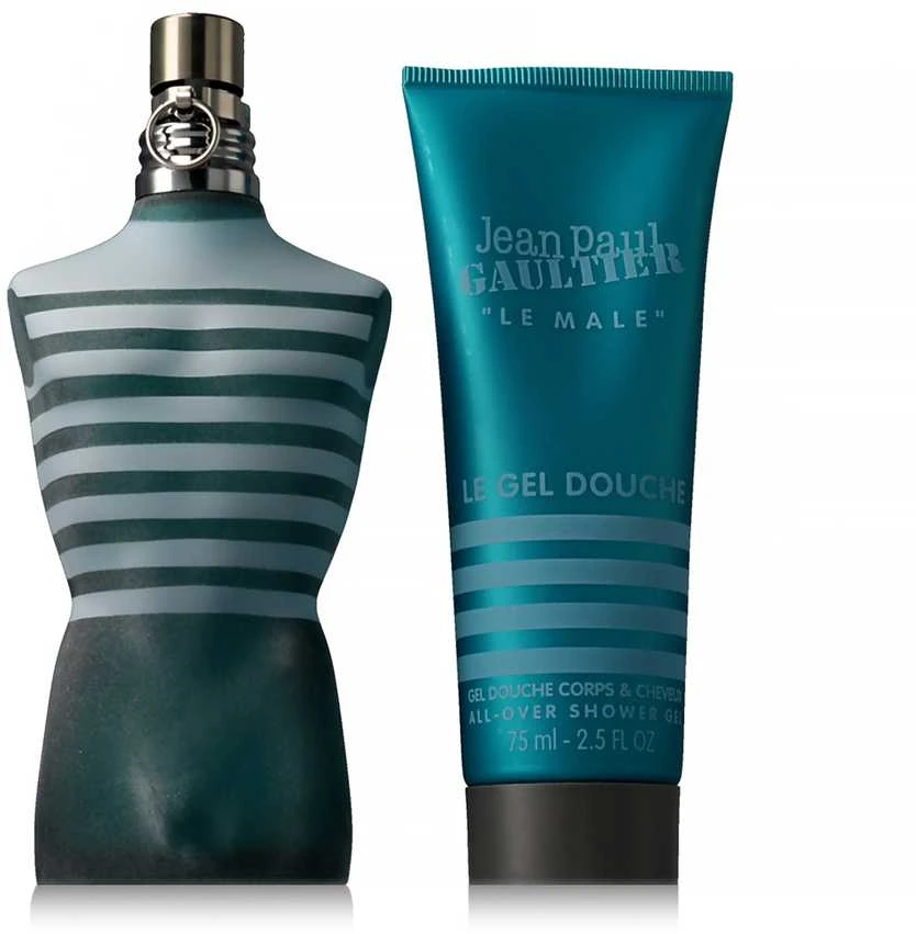 Jean Paul Gaultier Le Male rinkinys vyrams (EDT, 75 ml + dušo želė, 75 ml)