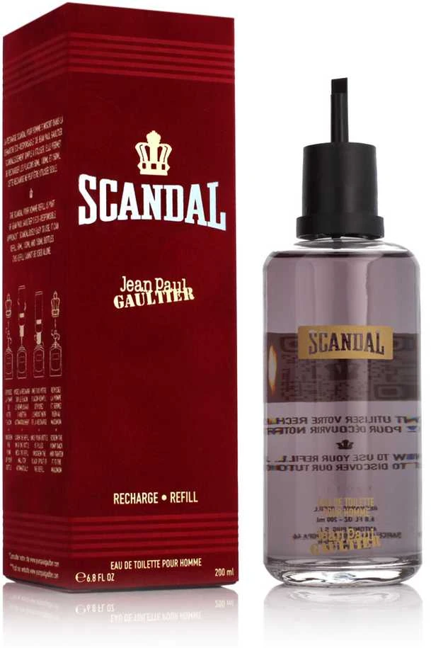 Jean Paul Gaultier Scandal Pour Homme EDT tualetinio vandens užpildas, 200 ml