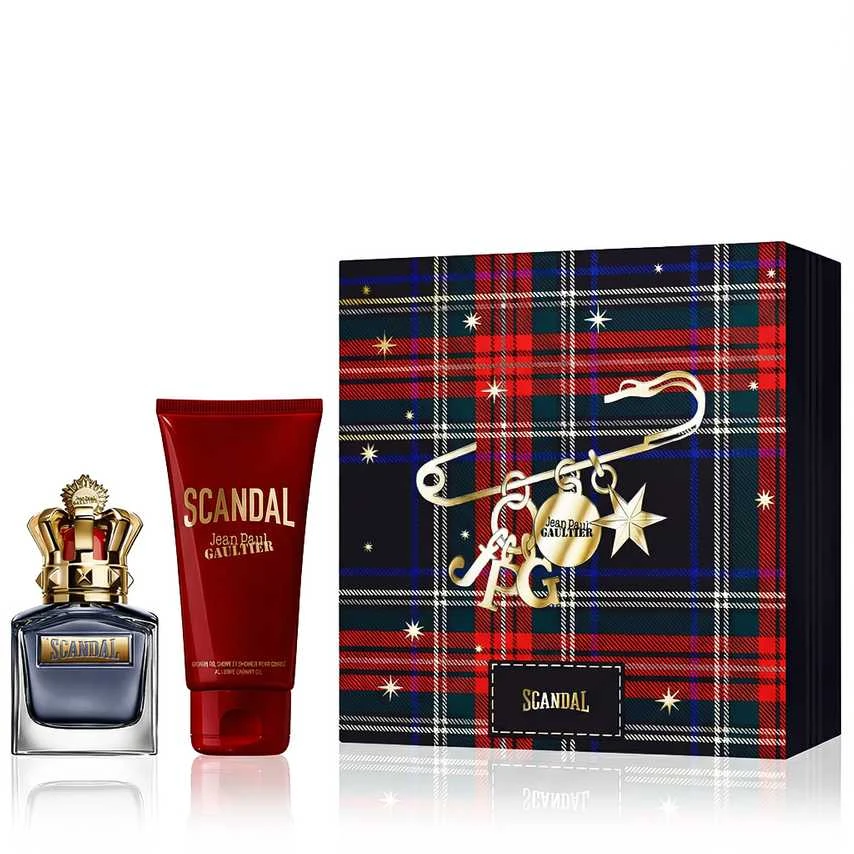 Jean Paul Gaultier Scandal EDT rinkinys vyrams (EDT 100 ml + Dušo želė 75 ml)